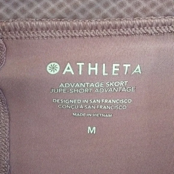 Athleta Advantage Skort size medium pleated purple - Picture 3 of 7